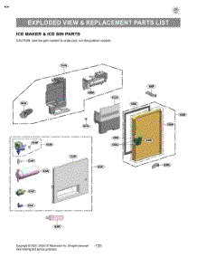 Ice Maker & Ice Bin Parts parts for Lg Refrigerator LF29S8330S from AppliancePartsPros.com