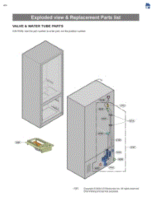 Exploded View & Replacement Parts List parts for Lg Refrigerator LF29S8365S from AppliancePartsPros.com