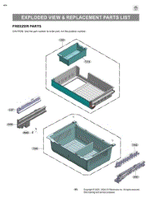 Freezer Parts parts for Lg Refrigerator LF30S8210S from AppliancePartsPros.com