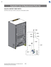 Valve & Water Tube Parts parts for Lg Refrigerator LF31S6360S from AppliancePartsPros.com