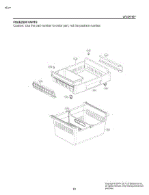 Freezer Parts parts for Lg Refrigerator LFC24786SD from AppliancePartsPros.com