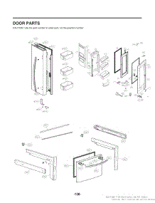 Door Parts parts for Lg Refrigerator LFCS27596S from AppliancePartsPros.com