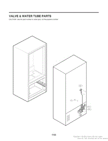 Valve & Water Tube Parts parts for Lg Refrigerator LFCS27596S from AppliancePartsPros.com