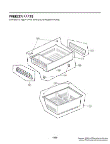 Freezer Parts parts for Lg Refrigerator LFCS27596S/01 from AppliancePartsPros.com