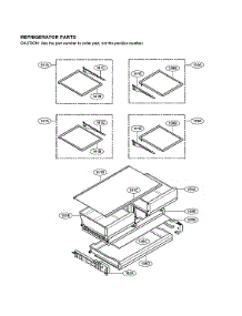 Refrigerator Parts parts for Lg Refrigerator LFCS27596S/08 from AppliancePartsPros.com