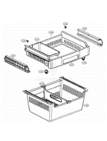 Freezer Parts parts for Lg Refrigerator LFD22786SB from AppliancePartsPros.com