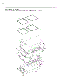 Section 3 parts for Lg Refrigerator LFD22786SW from AppliancePartsPros.com