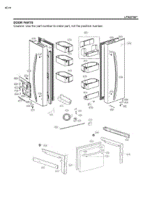 Section 4 parts for Lg Refrigerator LFD22786SW from AppliancePartsPros.com