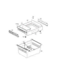 Freezer Parts parts for Lg Refrigerator LFDS22520S/01 from AppliancePartsPros.com