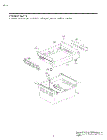 Freezer Parts parts for Lg Refrigerator LFNS22520D from AppliancePartsPros.com