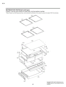 Refrigerator Parts parts for Lg Refrigerator LFNS22520D from AppliancePartsPros.com