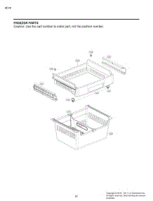 Freezer Parts parts for Lg Refrigerator LFNS22520S from AppliancePartsPros.com