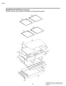 Refrigerator Parts parts for Lg Refrigerator LFNS22520S from AppliancePartsPros.com