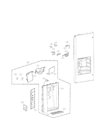Dispenser Parts parts for Lg Refrigerator LFX25991ST02 from AppliancePartsPros.com
