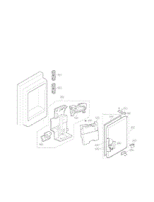 Ice Maker And Ice Bin Parts parts for Lg Refrigerator LFX25991ST02 from AppliancePartsPros.com
