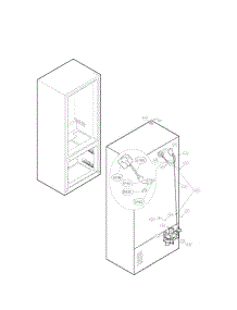 Valve And Water Tube Parts parts for Lg Refrigerator LFX25991ST02 from AppliancePartsPros.com
