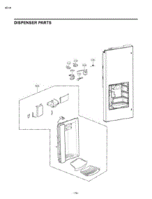 Dispenser Parts parts for Lg Refrigerator LFX26978ST from AppliancePartsPros.com
