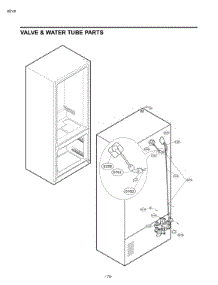 Valve & Water Tube Parts parts for Lg Refrigerator LFX26978ST from AppliancePartsPros.com