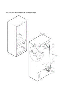Valve And Water Tube Parts parts for Lg Refrigerator LFX28968ST from AppliancePartsPros.com
