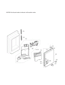 Ice Maker And Ice Bin Parts parts for Lg Refrigerator LFX28968ST from AppliancePartsPros.com