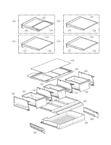 Refrigerator Parts parts for Lg Refrigerator LFX31925SB/04 from AppliancePartsPros.com