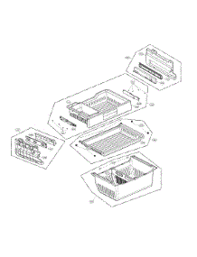 Freezer Parts parts for Lg Refrigerator LFX31925SB/04 from AppliancePartsPros.com
