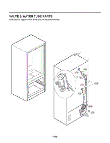 Valve & Water Tube Parts parts for Lg Refrigerator LFXC22526D/02 from AppliancePartsPros.com