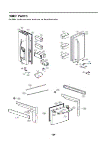 Door Parts parts for Lg Refrigerator LFXC22526D/02 from AppliancePartsPros.com