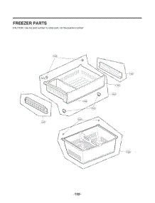 Freezer Parts parts for Lg Refrigerator LFXS26972S from AppliancePartsPros.com