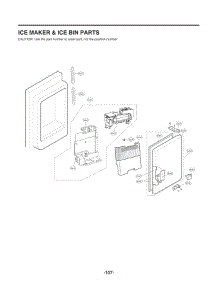 Ice Maker & Ice Bin Parts parts for Lg Refrigerator LFXS26972S from AppliancePartsPros.com
