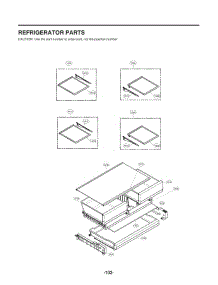Refrigerator Parts parts for Lg Refrigerator LFXS26972S from AppliancePartsPros.com