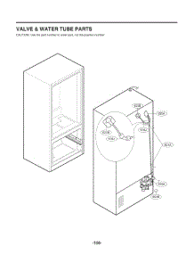 Valve & Water Tube Parts parts for Lg Refrigerator LFXS26972S from AppliancePartsPros.com