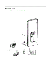 Dispenser Parts parts for Lg Refrigerator LFXS28566D/00 from AppliancePartsPros.com