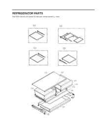 Section 3 parts for Lg Refrigerator LFXS28968M from AppliancePartsPros.com