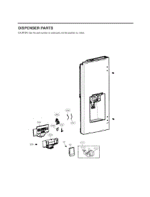 Section 5 parts for Lg Refrigerator LFXS28968M from AppliancePartsPros.com