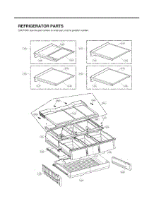 Refrigerator Parts parts for Lg Refrigerator LFXS30727S from AppliancePartsPros.com