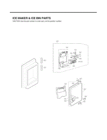 Section 7 parts for Lg Refrigerator LFXS30786S from AppliancePartsPros.com