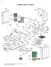 Lower Cavity Parts parts for Lg Range LGLTGL6937F from AppliancePartsPros.com