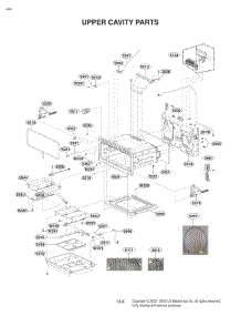 Upper Cavity Parts parts for Lg Range LGLTGL6937F from AppliancePartsPros.com