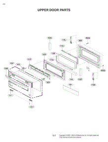 Upper Door Parts parts for Lg Range LGLTGL6937F from AppliancePartsPros.com