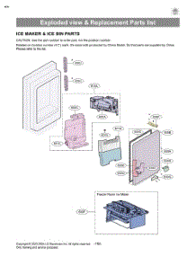 Ice Maker & Ice Bin Parts parts for Lg Refrigerator LHFS28XBD from AppliancePartsPros.com