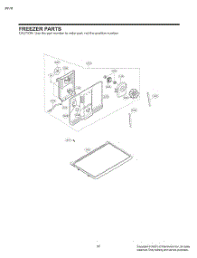 Freezer Parts parts for Lg Refrigerator LHTNS2403S from AppliancePartsPros.com