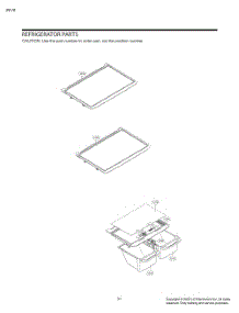 Refrigerator Parts parts for Lg Refrigerator LHTNS2403S from AppliancePartsPros.com