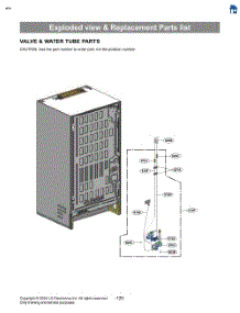 Valve & Water Tube Parts parts for Lg Refrigerator LL31H6530S from AppliancePartsPros.com