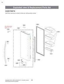 Section 4 parts for Lg Refrigerator LLFGC2706S from AppliancePartsPros.com