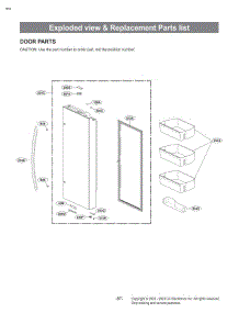 Section 5 parts for Lg Refrigerator LLFGC2706S from AppliancePartsPros.com