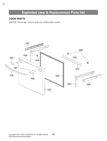 Section 6 parts for Lg Refrigerator LLFGC2706S from AppliancePartsPros.com