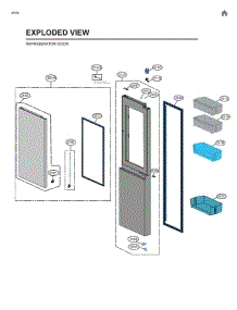 Section 2 parts for Lg Refrigerator LLSDS2706S from AppliancePartsPros.com