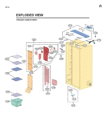 Section 3 parts for Lg Refrigerator LLSDS2706S from AppliancePartsPros.com