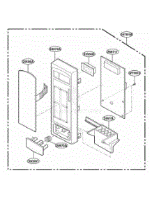 Control Panel Parts parts for Lg Range LMA840W from AppliancePartsPros.com